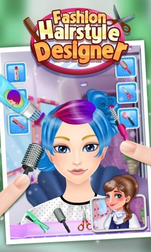 时尚发型设计 - 儿童游戏截图2