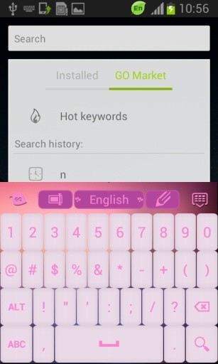 Keyboard Pink Theme Smart截图8