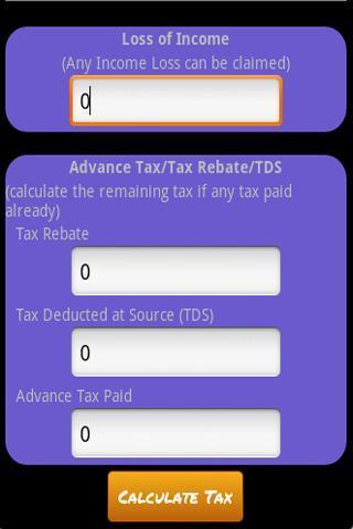 India Tax Calculator FY2012-13截图3