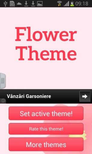 Keyboard Flower Theme Free截图7