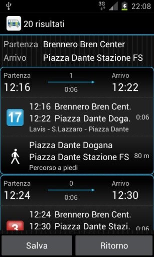 Timetable Trento Free截图2