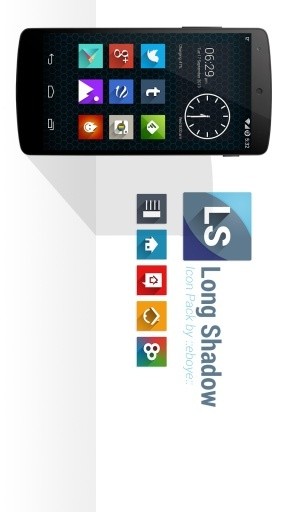 Long Shadow Icon Pack NoMask截图7