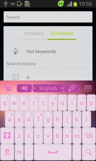 Keyboard Pink Theme Smart截图6