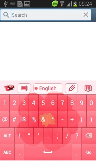 Keyboard Flower Theme Free截图10