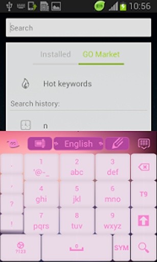 Keyboard Pink Theme Smart截图4
