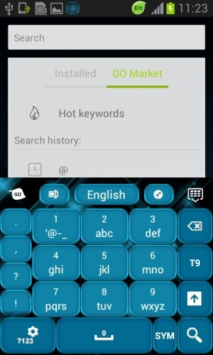 蓝色绚丽GO输入法截图11