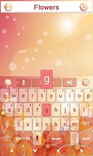 Flowers GO Keyboard截图1