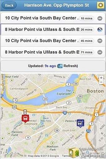 MBTA Bus Tracker截图1