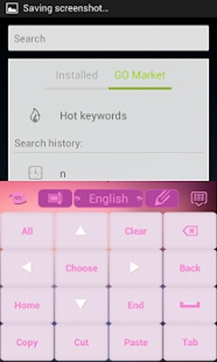 Keyboard Pink Theme Smart截图3