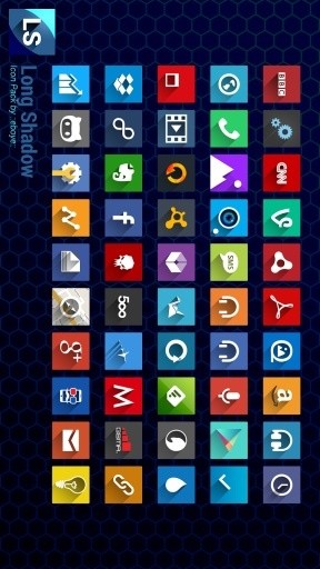 Long Shadow Icon Pack NoMask截图6