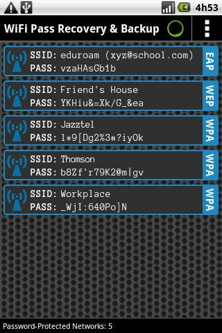 WiFi Pass Recovery截图3