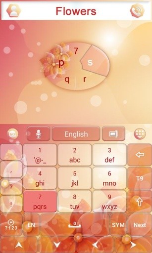 Flowers GO Keyboard截图8