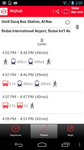 Wojhati Journey Planner截图2