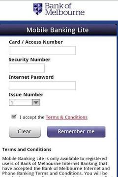 Bank of Melbourne Banking截图