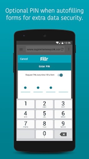 Fillr - Secure Mobile Autofill截图1