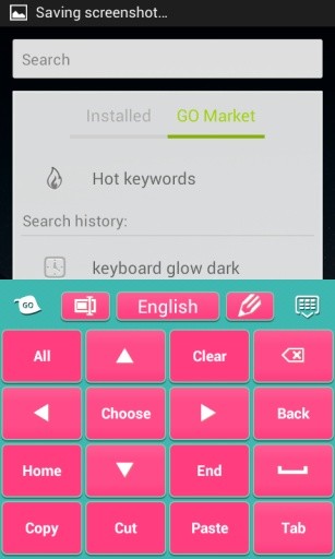键盘的Android粉红截图11