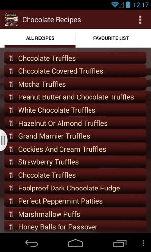 巧克力食谱 Chocolate Recipes截图2