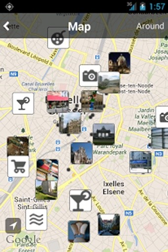 Brussels Travel Guide &amp; Map截图1