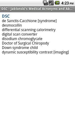 Medical Acronyms Abbreviations截图2