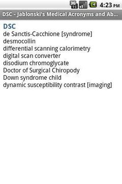 Medical Acronyms Abbreviations截图