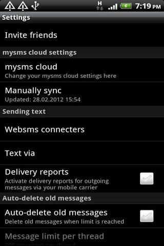 Websms - mysms out Connector截图7