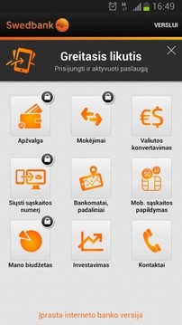 Swedbank Lietuva截图