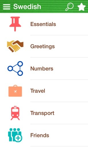 Learn Swedish Phrasebook Free截图1