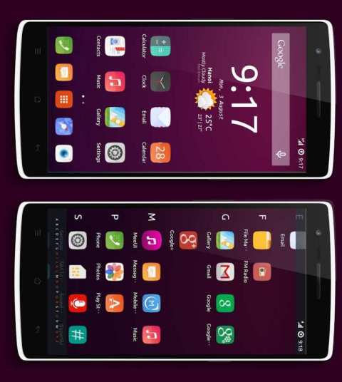 CM12/12.1 Ubuntu Dark截图2