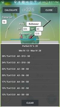 IV Calculator - PokeGo Master截图1