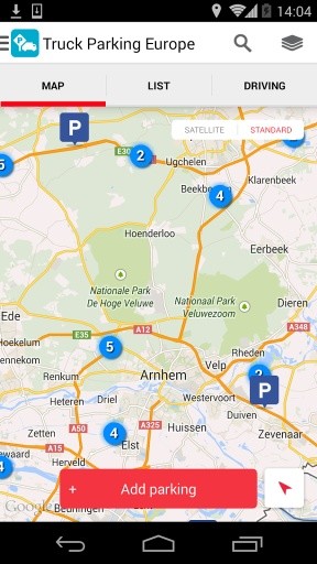 Truck Parking Europe截图2