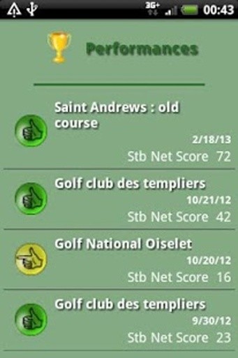 高尔夫记分卡 Golf ScoreCard Free截图4