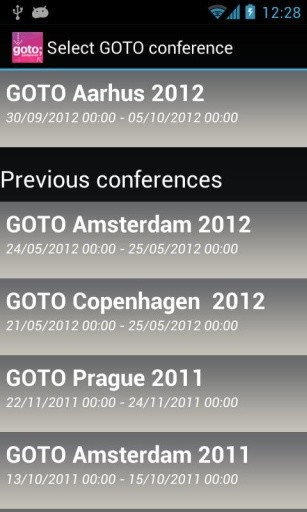 GOTO Conference guide截图4