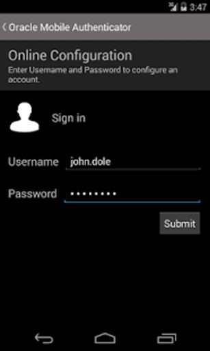 Oracle Mobile Authentica...截图2