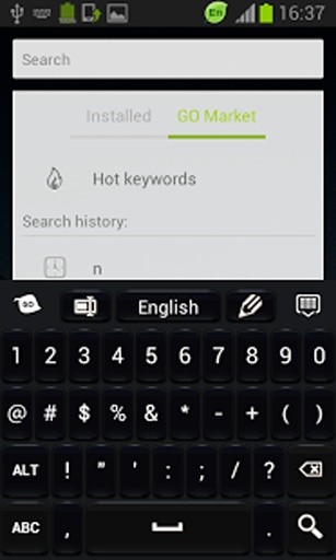 Black Style Keyboard截图4