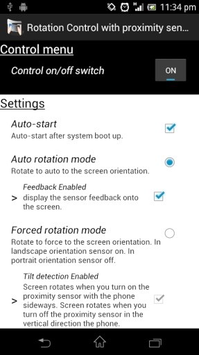 Rotation with proximity sensor截图3