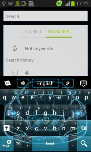 霓虹蓝汽车GO输入法截图6