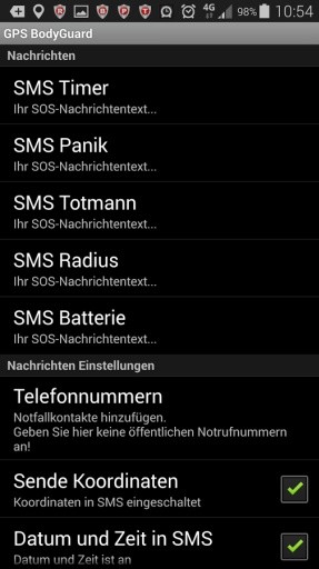 GPS BodyGuard (beta)截图3