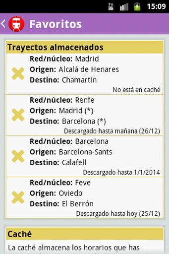 Horarios de tren截图7