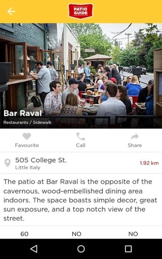 Toronto Patio Guide by b...截图3