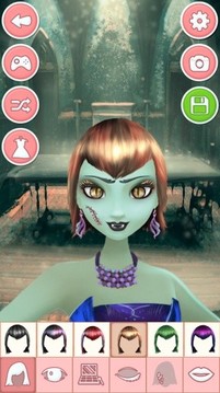 吸血鬼少女 化妆游戏截图