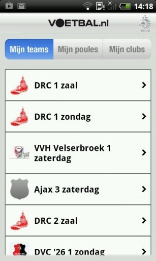 Voetbal.nl截图2