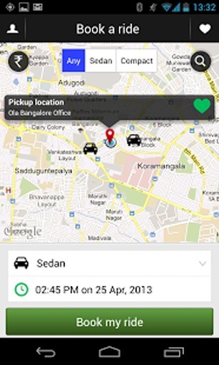 Ola cabs - Book taxi in India截图3