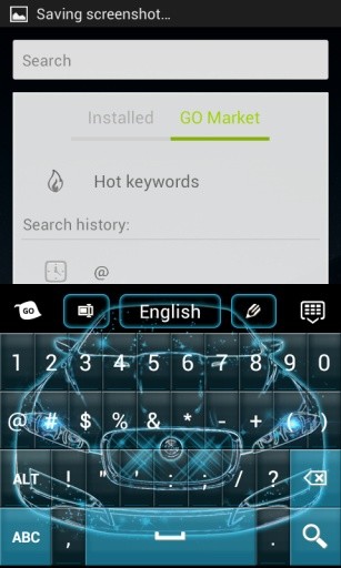 霓虹蓝汽车GO输入法截图8
