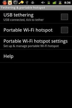wifi分享/ WiFi Hotspot / Tether截图