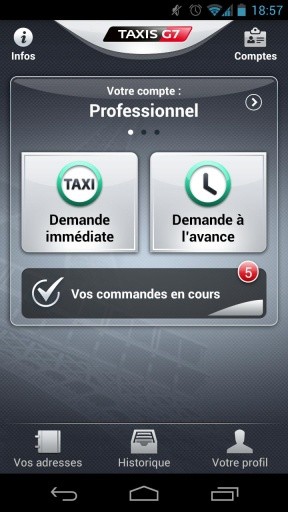 TAXIS G7 Abonn&eacute;s截图1