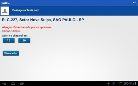 WayTaxi - Versão do Taxista截图1