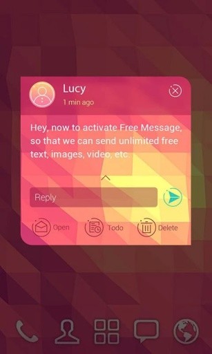 (FREE) GO SMS SIMPLE THEME截图3