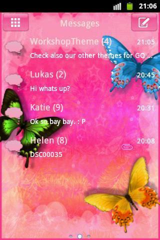 GO SMS Pro Theme Pi…截图1