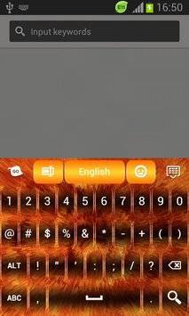 GO Keyboard Fire Theme截图5