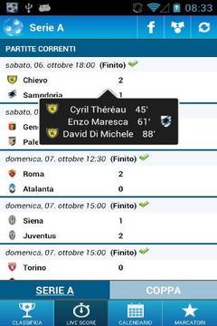 Serie A意大利甲级联赛截图